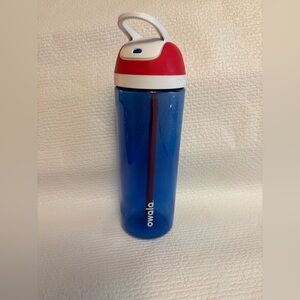 Owala Blue and Red Water Bottle free sip